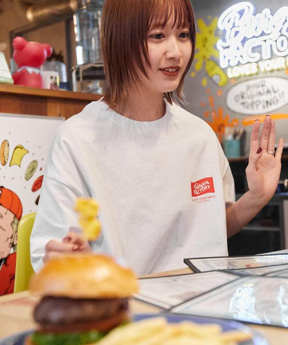 Burger Factory×FREAK'S STORE 漢堡工廠 聯名 大尺寸 後背印花 圓領T恤