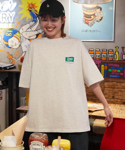 Burger Factory×FREAK'S STORE 漢堡工廠 聯名 大尺寸 後背印花 圓領T恤
