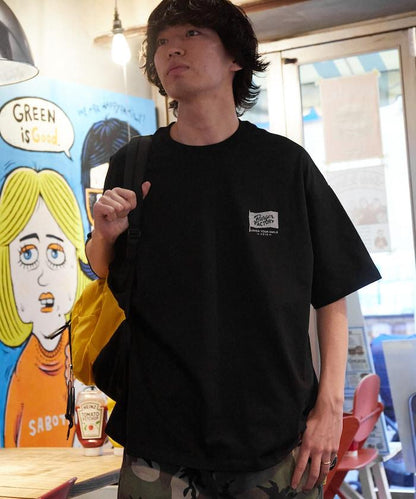 Burger Factory×FREAK'S STORE 漢堡工廠 聯名 大尺寸 後背印花 圓領T恤