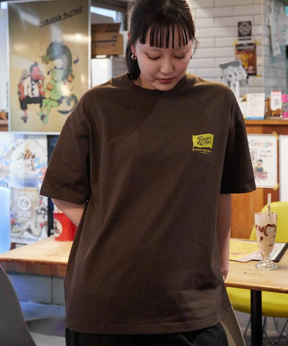 Burger Factory×FREAK'S STORE 漢堡工廠 聯名 大尺寸 後背印花 圓領T恤