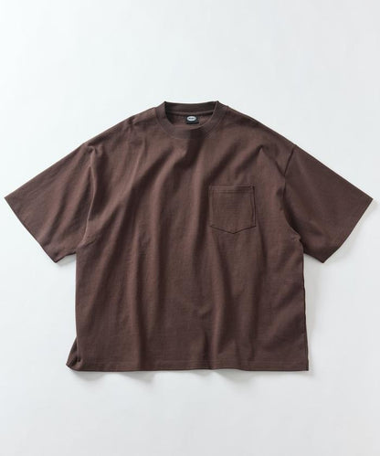 9盎司 重量級 寬鬆版 圓領 帶口袋T恤/重量級 【限定推出】