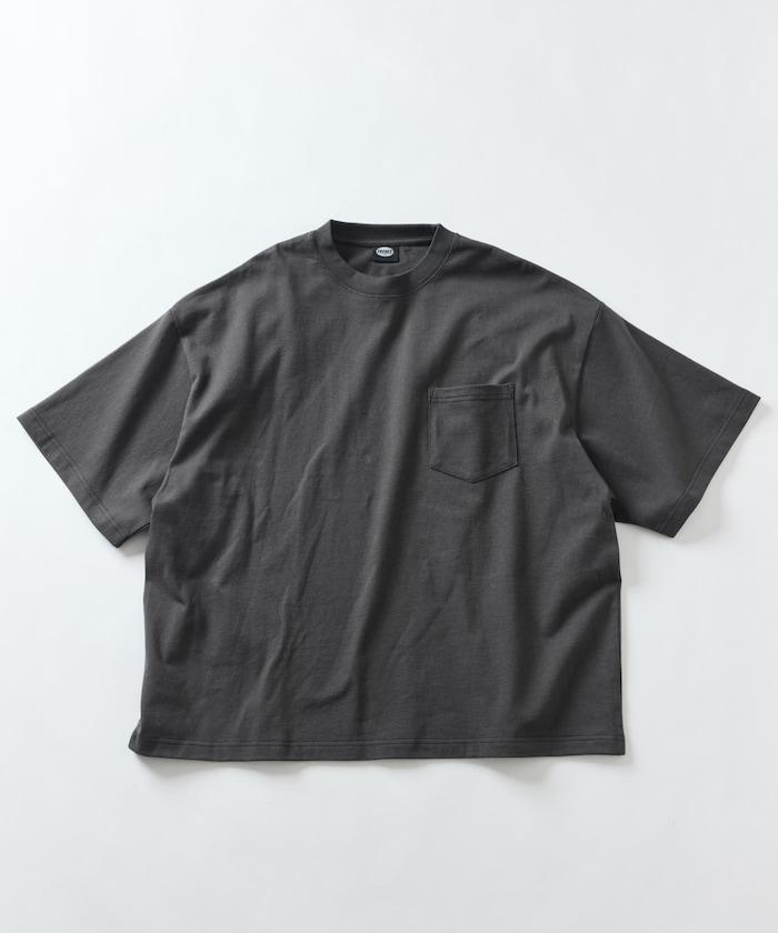 9盎司 重量級 寬鬆版 圓領 帶口袋T恤/重量級 【限定推出】