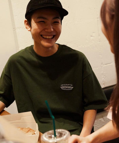 LANDER SANDWICHES×FREAK'S STORE 蘭德 聯名 大尺寸 後背印花 圓領T恤