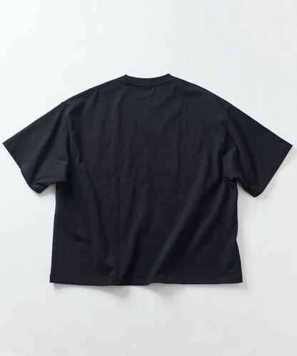 9盎司 重量級 寬鬆版 圓領 帶口袋T恤/重量級 【限定推出】