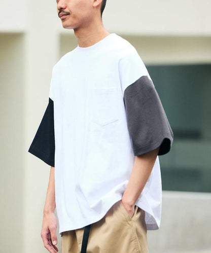 9盎司 重量級 寬鬆版 圓領 帶口袋T恤/重量級 【限定推出】