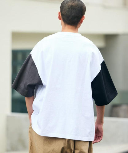 9盎司 重量級 寬鬆版 圓領 帶口袋T恤/重量級 【限定推出】