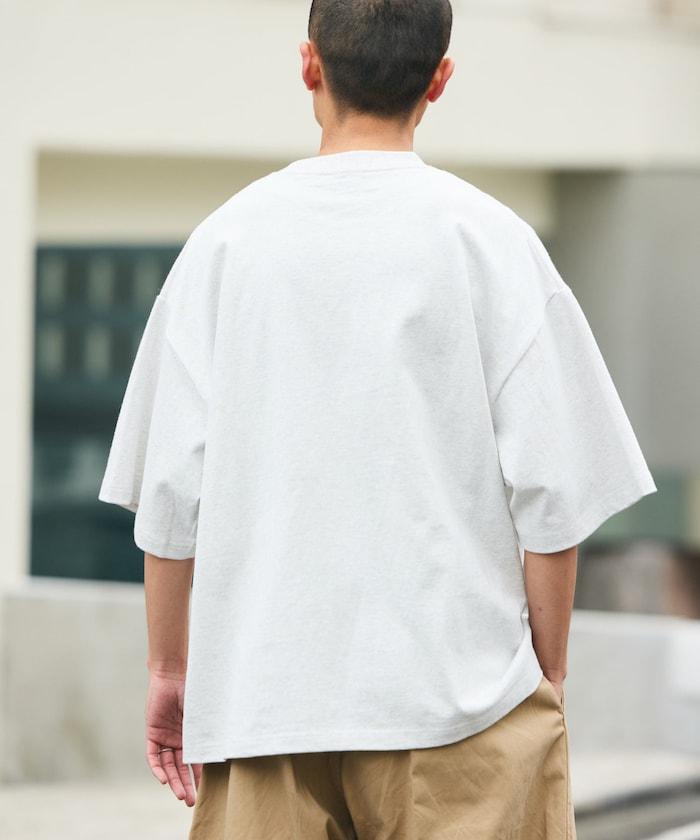 9盎司 重量級 寬鬆版 圓領 帶口袋T恤/重量級 【限定推出】