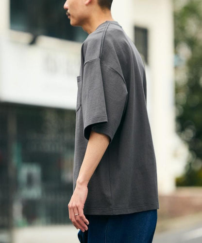 9盎司 重量級 寬鬆版 圓領 帶口袋T恤/重量級 【限定推出】