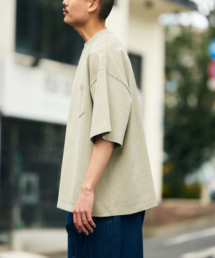 9盎司 重量級 寬鬆版 圓領 帶口袋T恤/重量級 【限定推出】