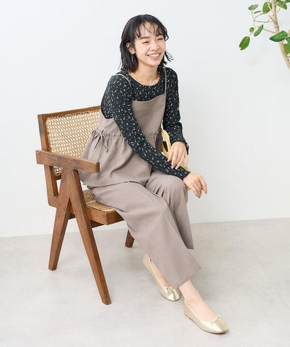 亞麻觸感 背心 套裝