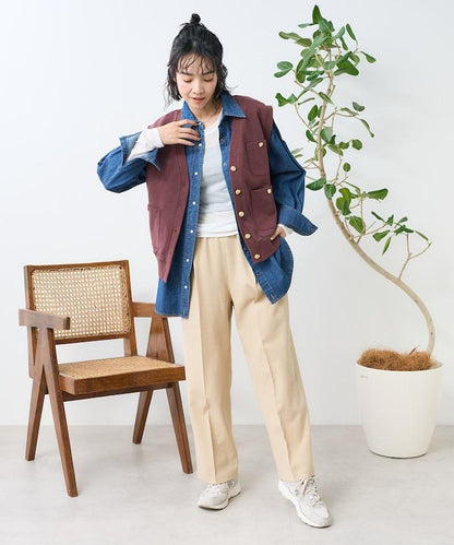 金扣 緊身馬甲