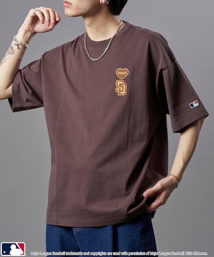 聯名 MLB 心形標誌刺繡T恤