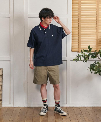 聯名 鹿子紋立領Polo衫【限定推出】