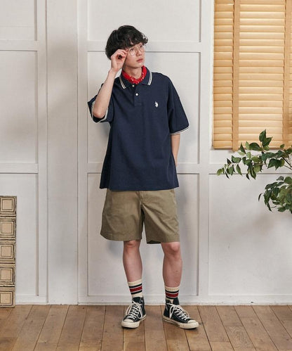 聯名 鹿子紋立領Polo衫【限定推出】