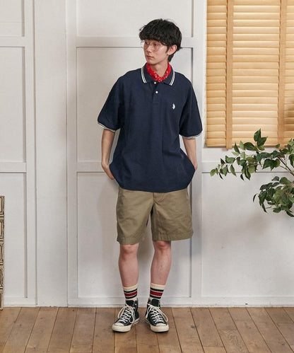 聯名 鹿子紋立領Polo衫【限定推出】