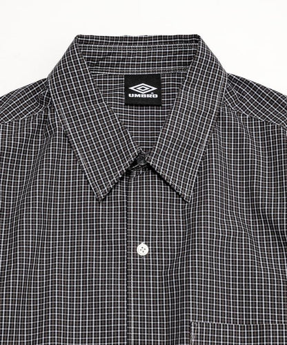 聯名 UMBRO 刺繡格子襯衫