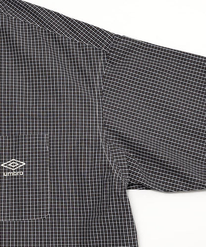 聯名 UMBRO 刺繡格子襯衫