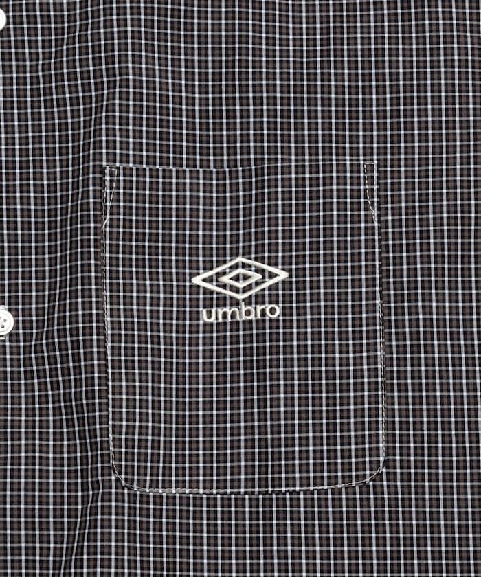 聯名 UMBRO 刺繡格子襯衫