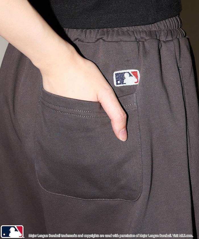 MLB 刺繡衛衣短褲