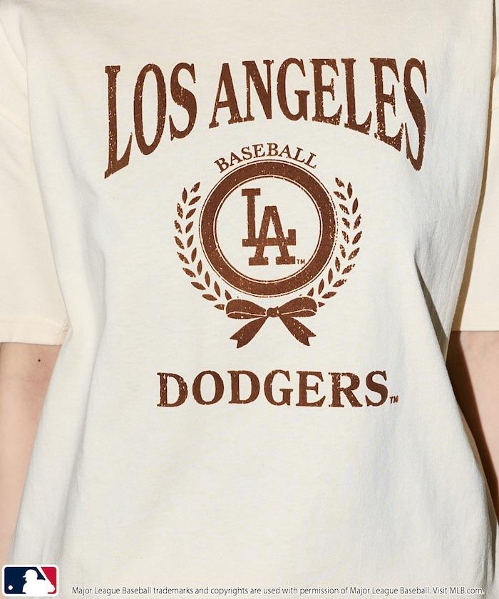 MLB 絨布標誌 大學風 T恤