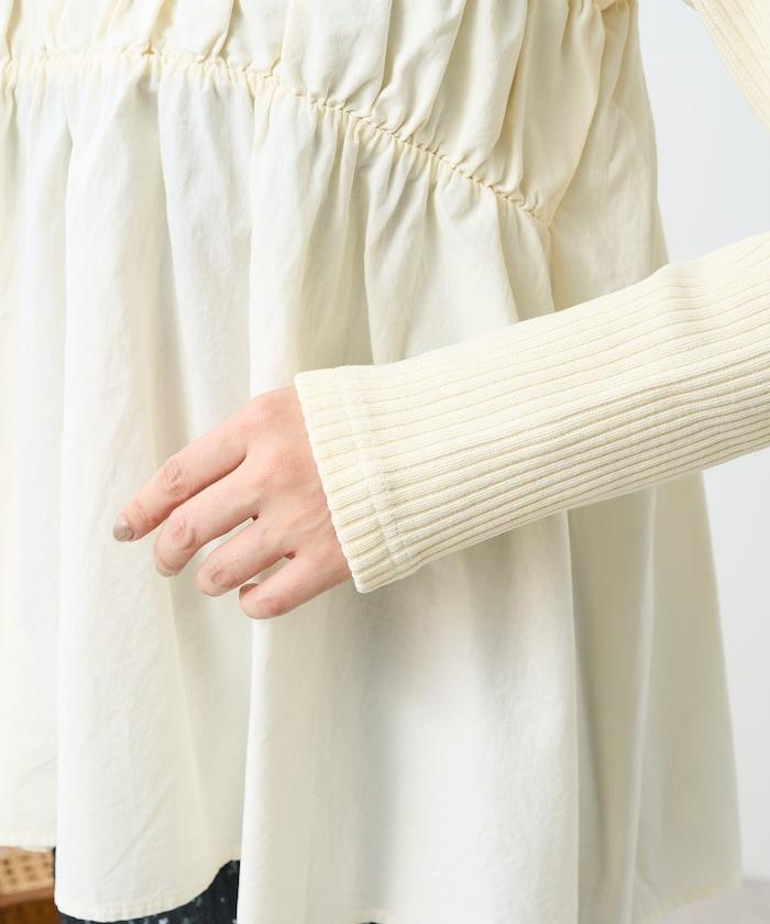 軍裝風連帽領顏料T-shirt