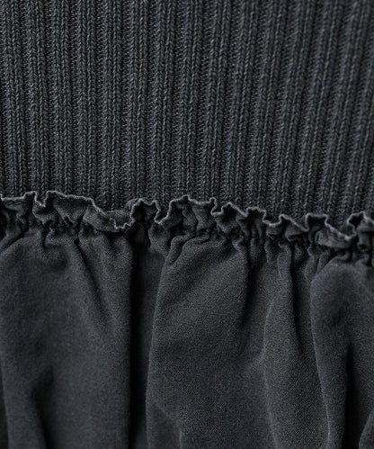 軍裝風連帽領顏料T-shirt