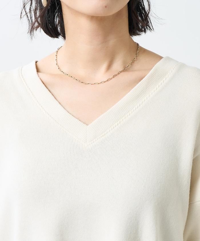 軍綠色V領短袖T恤