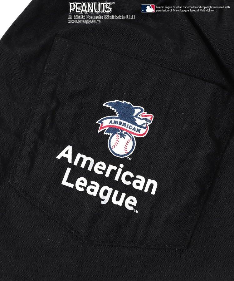 【MLB×《花生漫畫》】寬鬆半截貼布長褲 4分褲