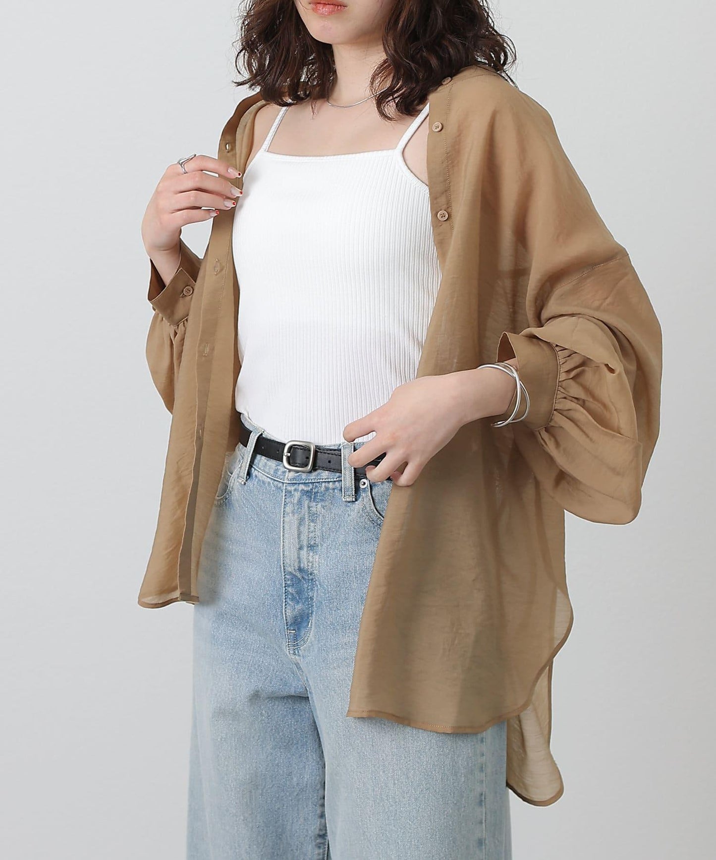 帶杯兒圓領方形吊帶背心