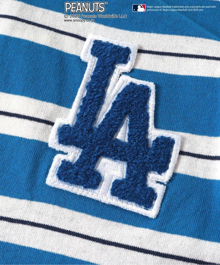 【MLB×《花生漫畫》】多色條紋長袖T恤