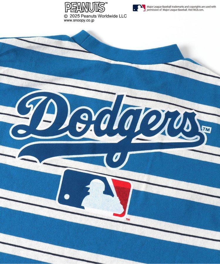 【MLB×《花生漫畫》】多色條紋長袖T恤