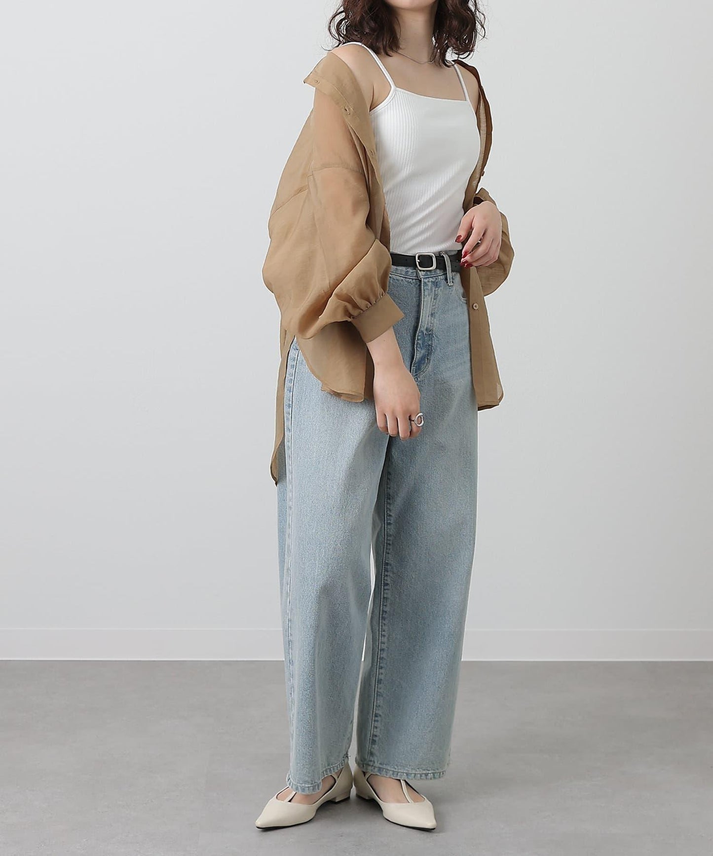 帶杯兒圓領方形吊帶背心