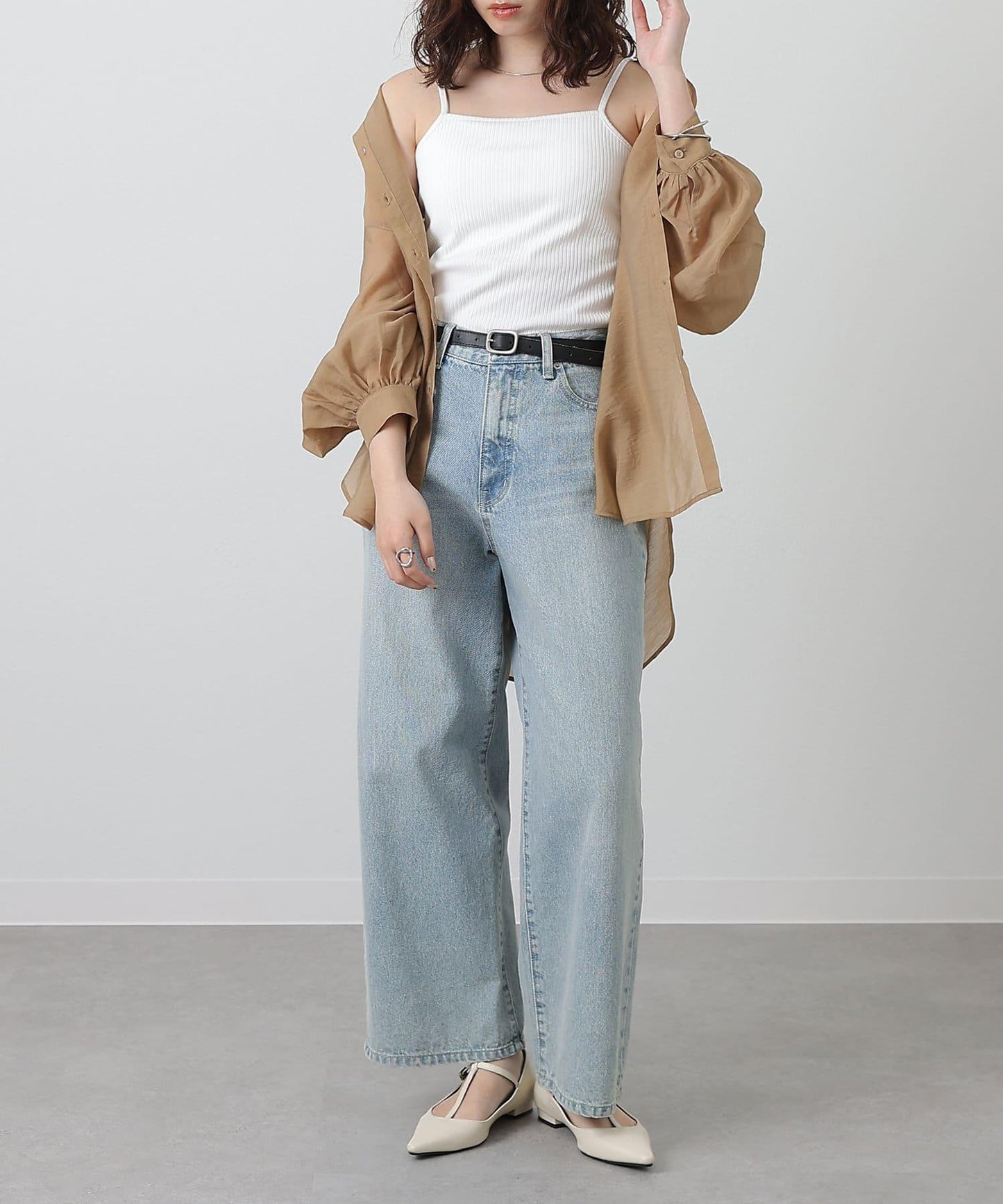 帶杯兒圓領方形吊帶背心