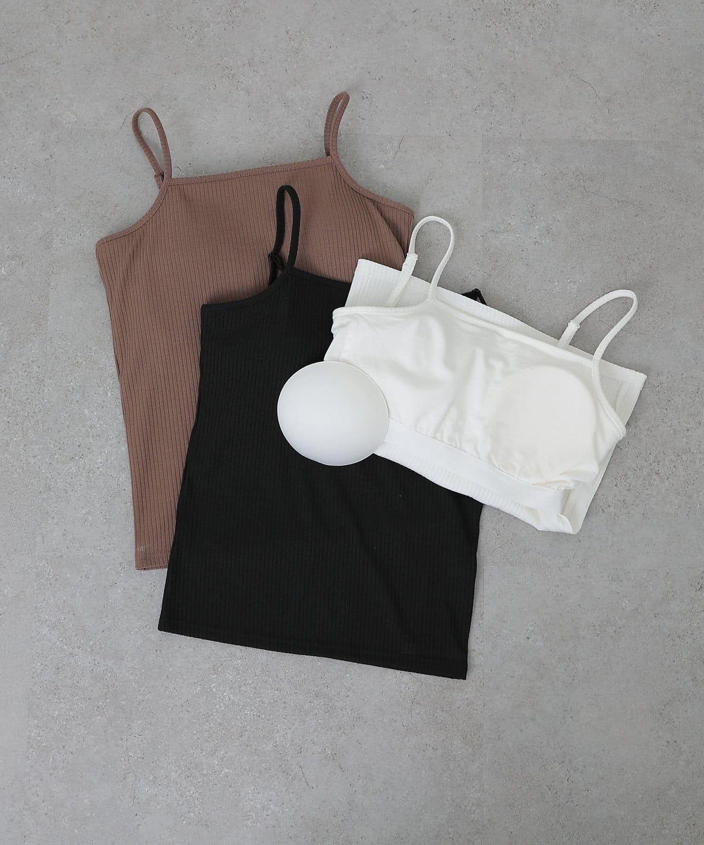 帶杯兒圓領方形吊帶背心