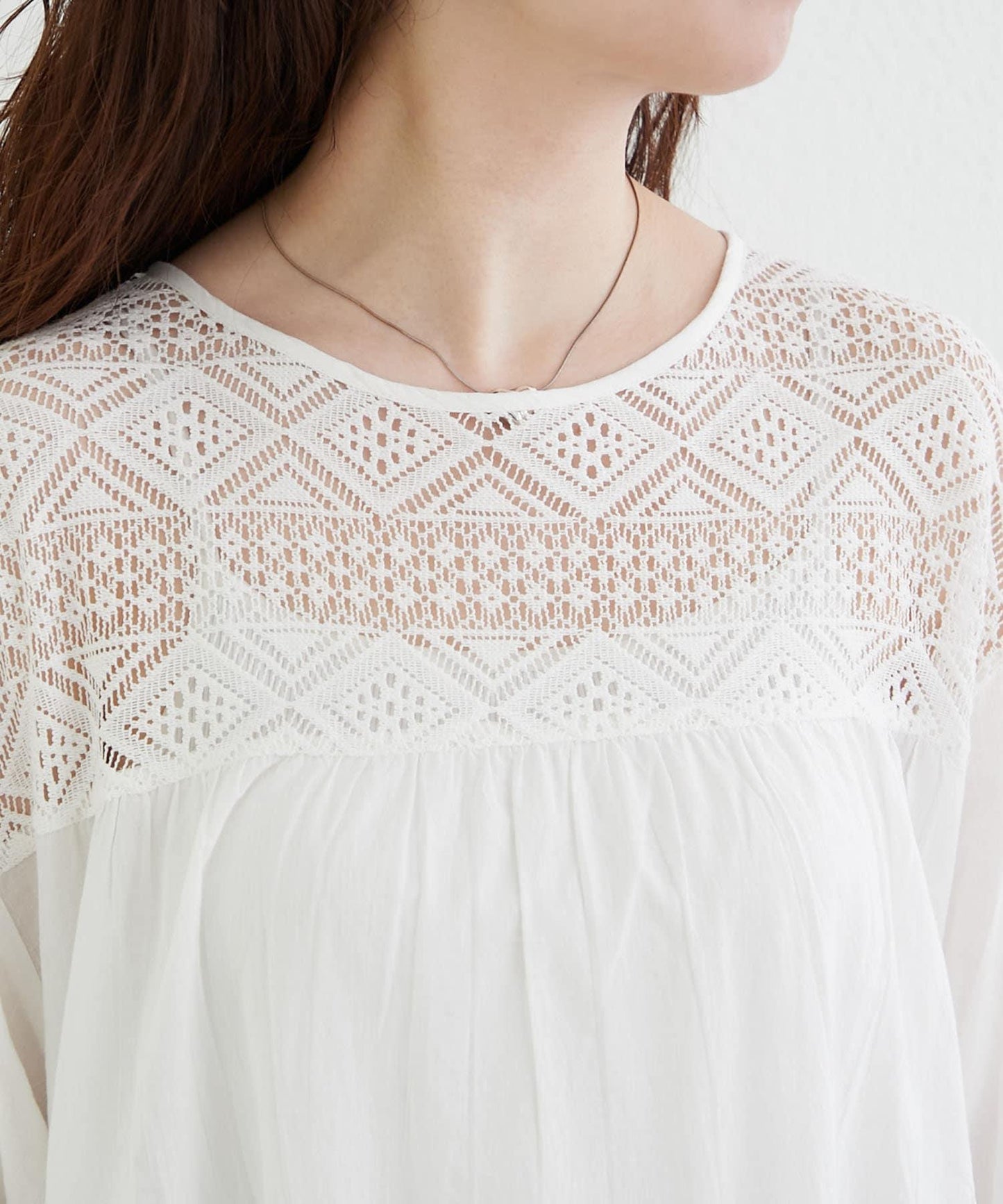 【@kana_18s】【India系列】蕾絲拼接長款連衣裙