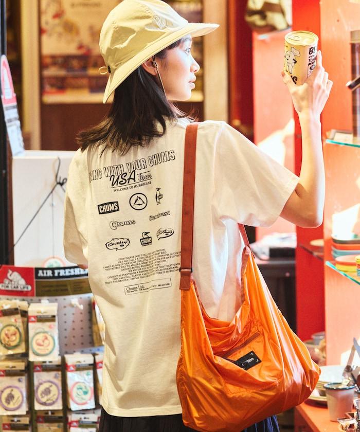 CHUMS×FREAK'S STORE 特別版 歷史 背面印花 圓領T恤