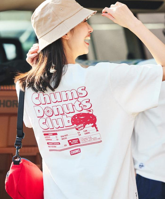 CHUMS×FREAK'S STORE/巧克力 聯名 背面印花 圓領 T恤 / 甜甜圈 俱樂部