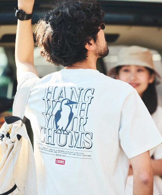 CHUMS×FREAK'S STORE/差異注 背面印花 圓領 T恤 / Hang with Booby