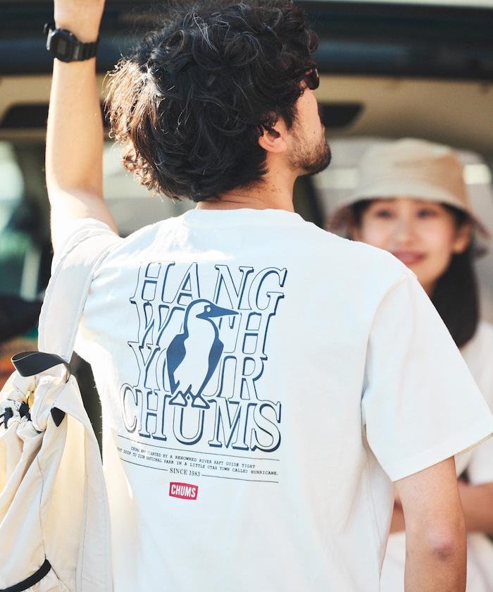 CHUMS×FREAK'S STORE/差異注 背面印花 圓領 T恤 / Hang with Booby
