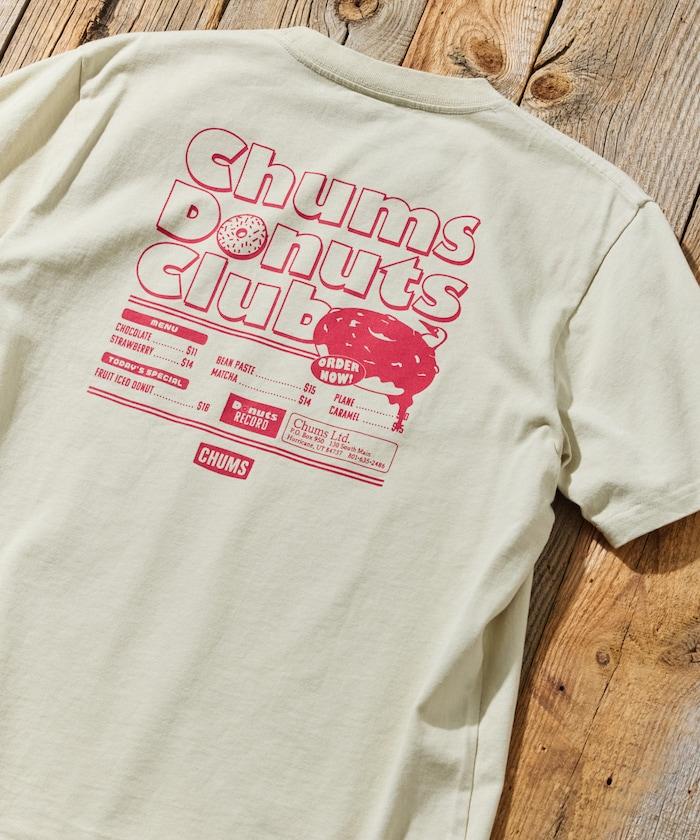 CHUMS×FREAK'S STORE/巧克力 聯名 背面印花 圓領 T恤 / 甜甜圈 俱樂部