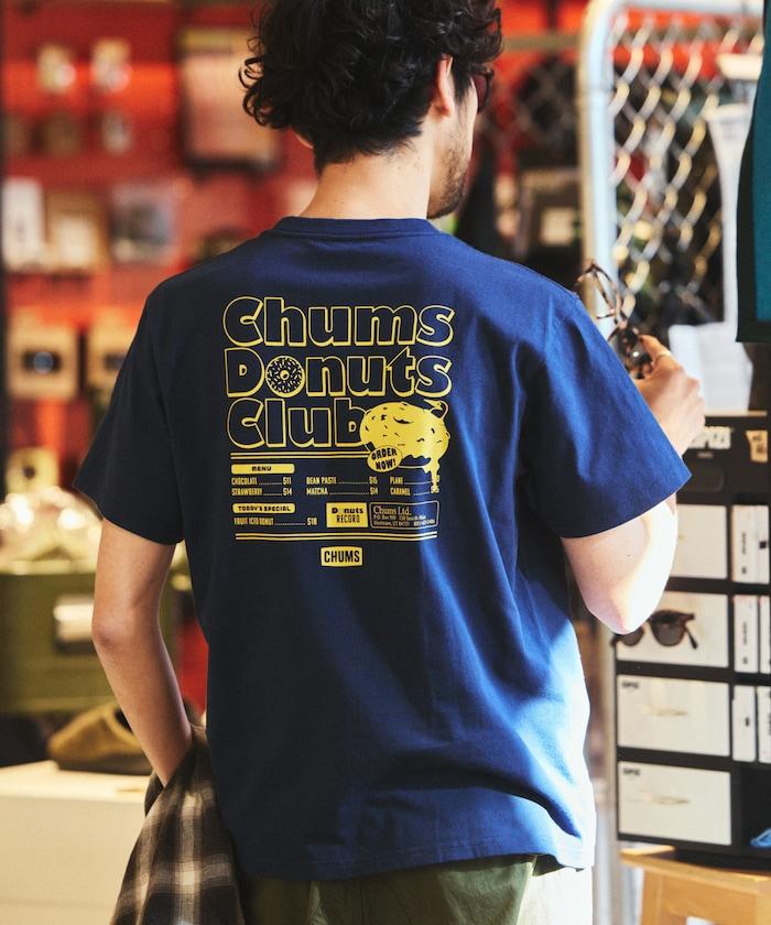 CHUMS×FREAK'S STORE/巧克力 聯名 背面印花 圓領 T恤 / 甜甜圈 俱樂部