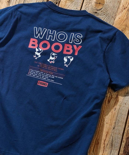 CHUMS×FREAK'S STORE/巧妙設計/印花背部 圓領 T恤 / WHO IS BOOBY