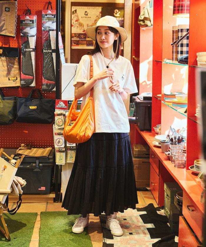 CHUMS×FREAK'S STORE 特別版 歷史 背面印花 圓領T恤