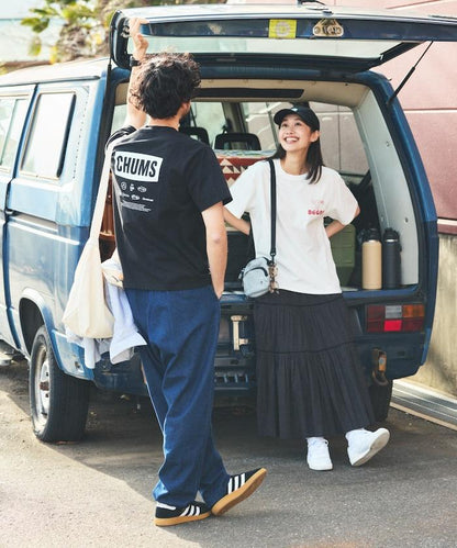 CHUMS×FREAK'S STORE/巧妙設計/印花背部 圓領 T恤 / WHO IS BOOBY