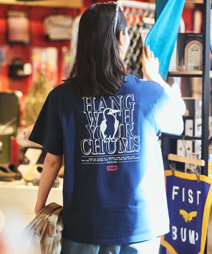 CHUMS×FREAK'S STORE/差異注 背面印花 圓領 T恤 / Hang with Booby