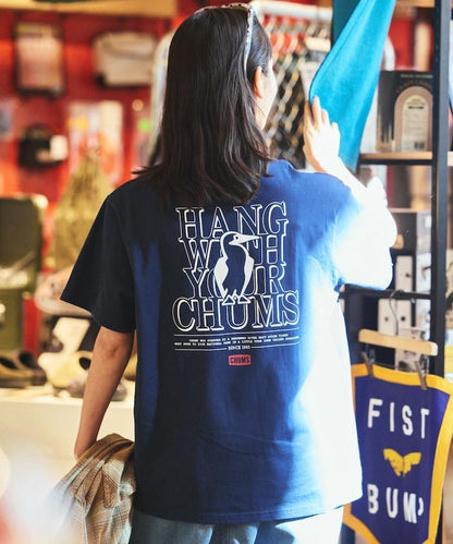 CHUMS×FREAK'S STORE/差異注 背面印花 圓領 T恤 / Hang with Booby