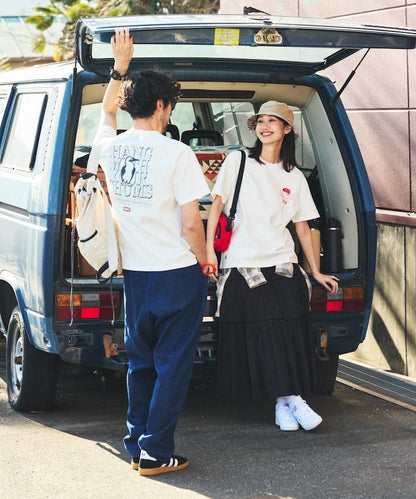 CHUMS×FREAK'S STORE/差異注 背面印花 圓領 T恤 / Hang with Booby
