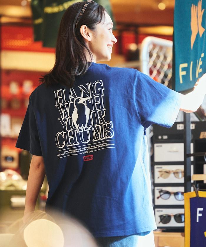 CHUMS×FREAK'S STORE/差異注 背面印花 圓領 T恤 / Hang with Booby