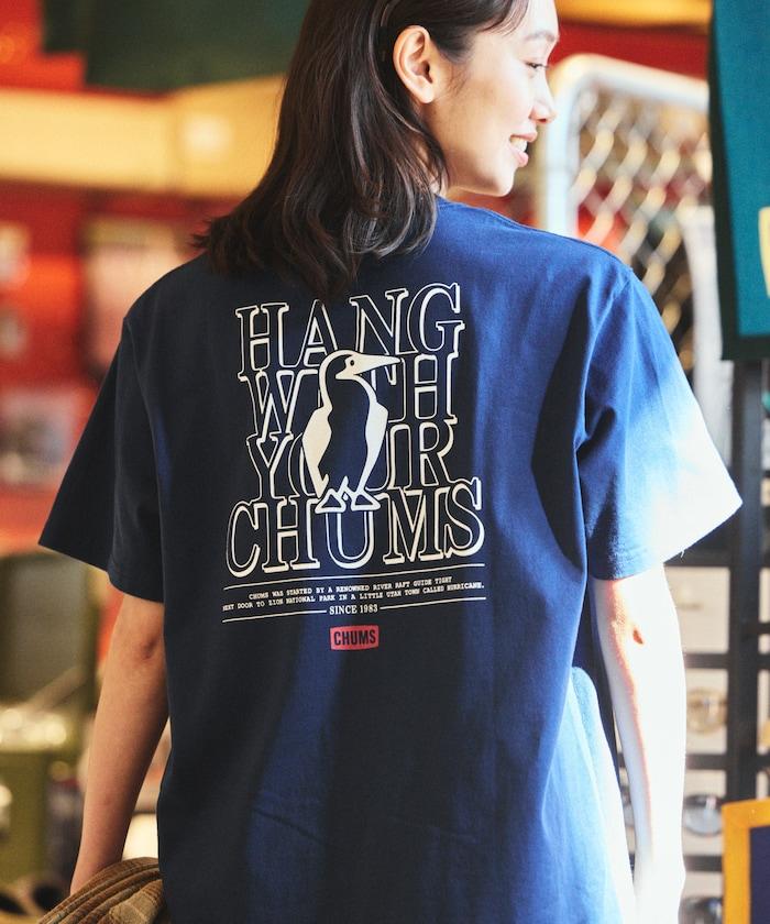 CHUMS×FREAK'S STORE/差異注 背面印花 圓領 T恤 / Hang with Booby