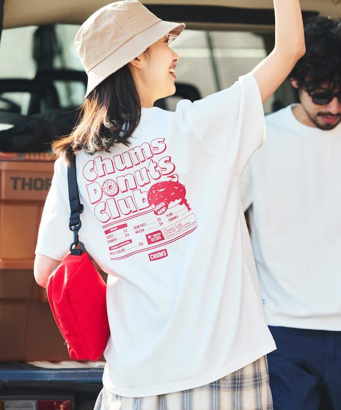 CHUMS×FREAK'S STORE/巧克力 聯名 背面印花 圓領 T恤 / 甜甜圈 俱樂部